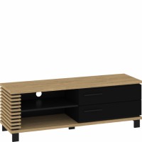 Tv galdiņš LAMIR 2S, Ozols/Melns/Melns